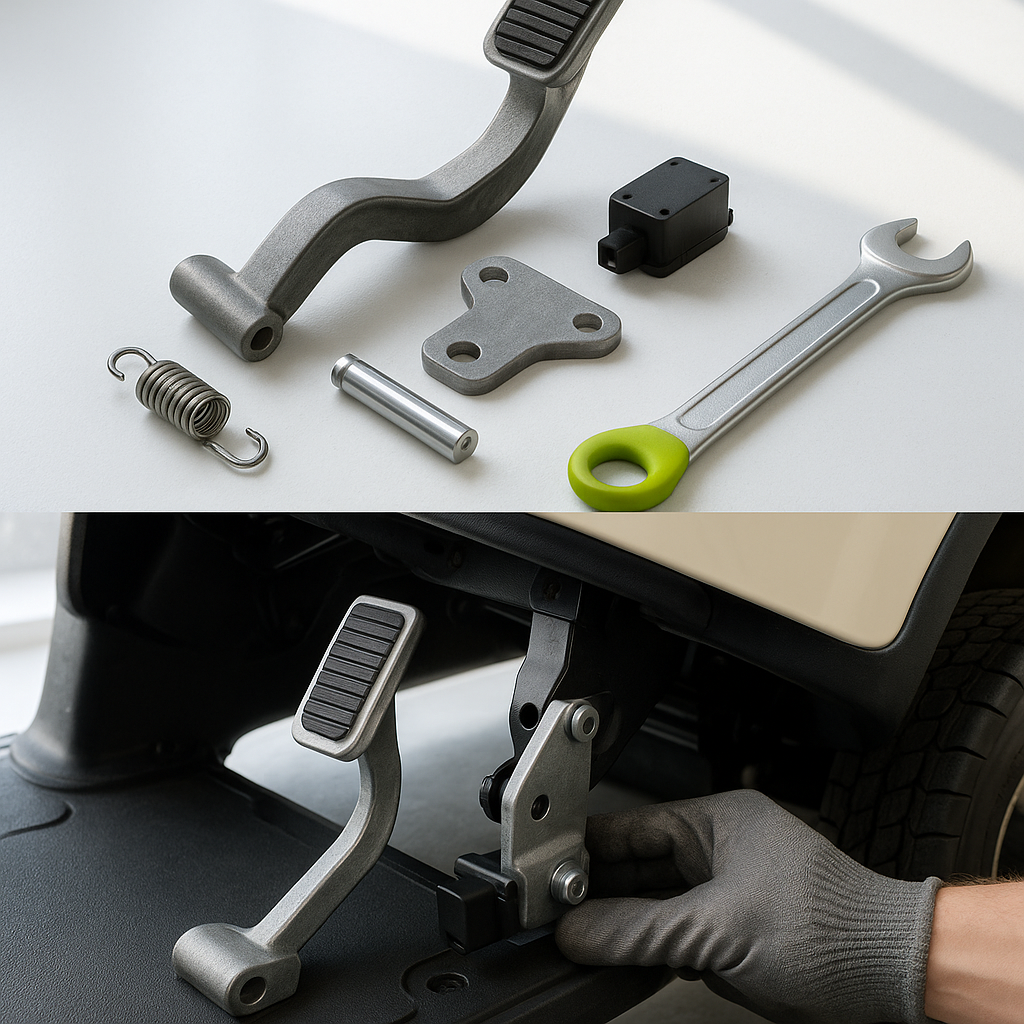 How to Diagnose and Replace a Golf Cart Accelerator Pedal Assembly