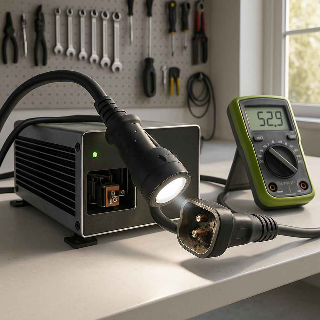 Golf Cart Charger Clicks On and Off Repeatedly: Fix It