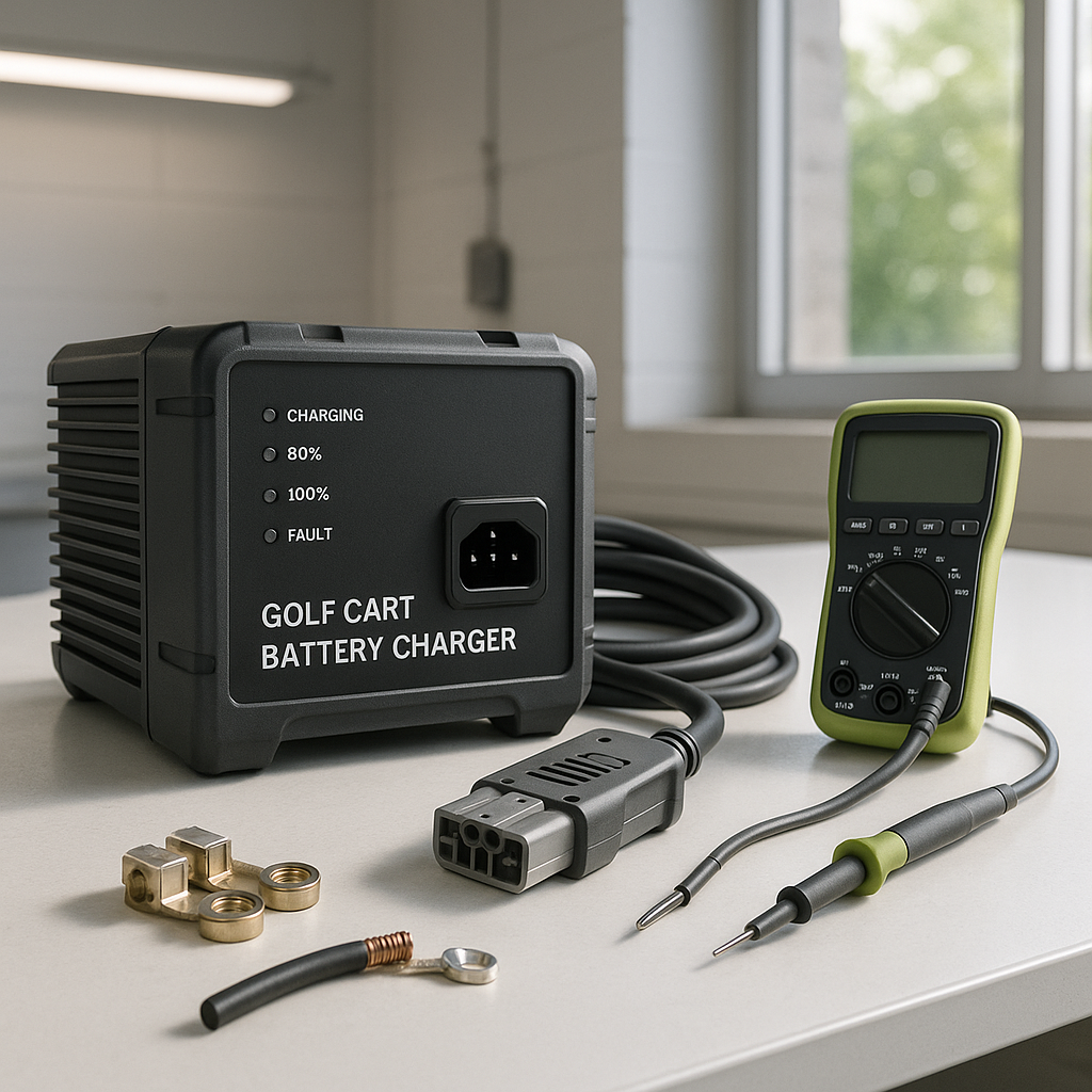 Golf Cart Charger Won't Turn On or Start Charging: Fix It