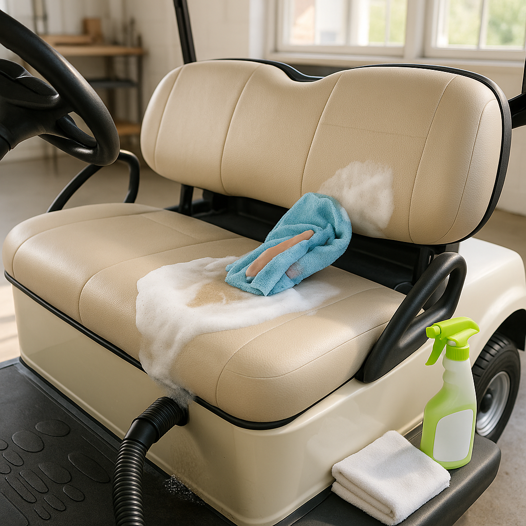 Golf Cart Interior Smells, Stains, or Gets Wet: How to Fix It