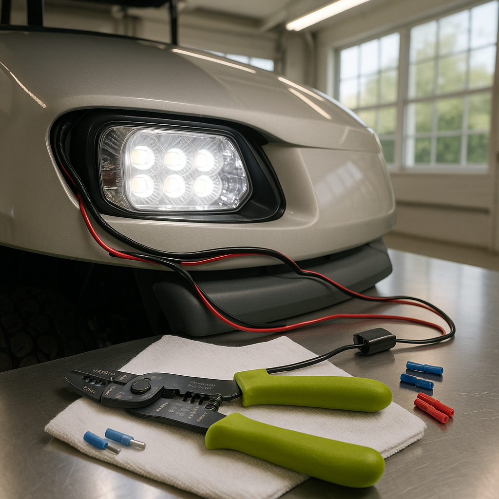 How to Wire LED Headlights on a Golf Cart (Step-by-Step)