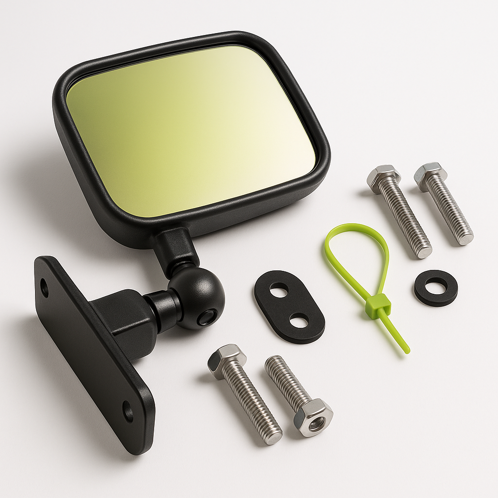 Golf Cart Mirror Vibrates or Has Poor Visibility While Driving