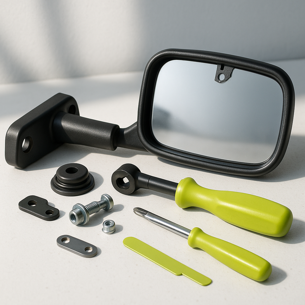 Golf Cart Mirror Vibrates or Has Poor Visibility While Driving