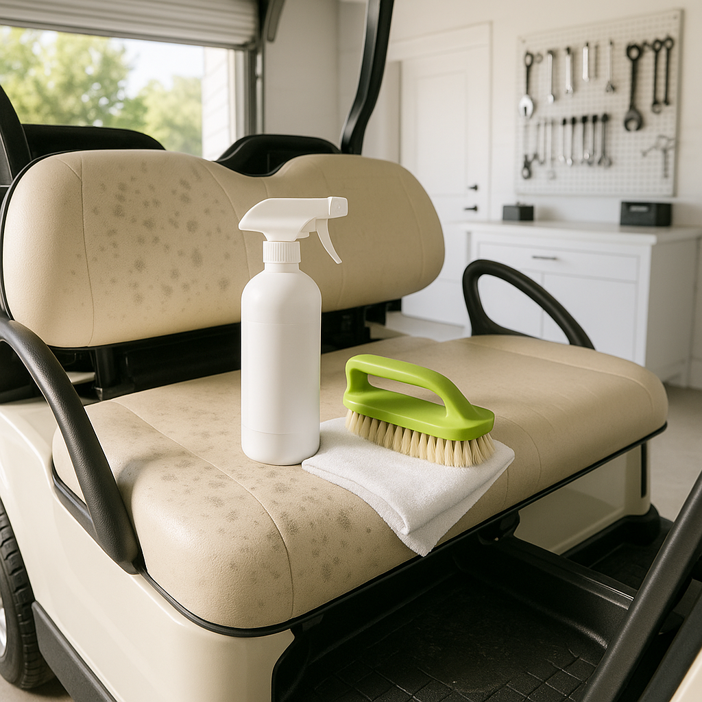 Golf Cart Interior Smells Musty or Looks Moldy: How to Fix It