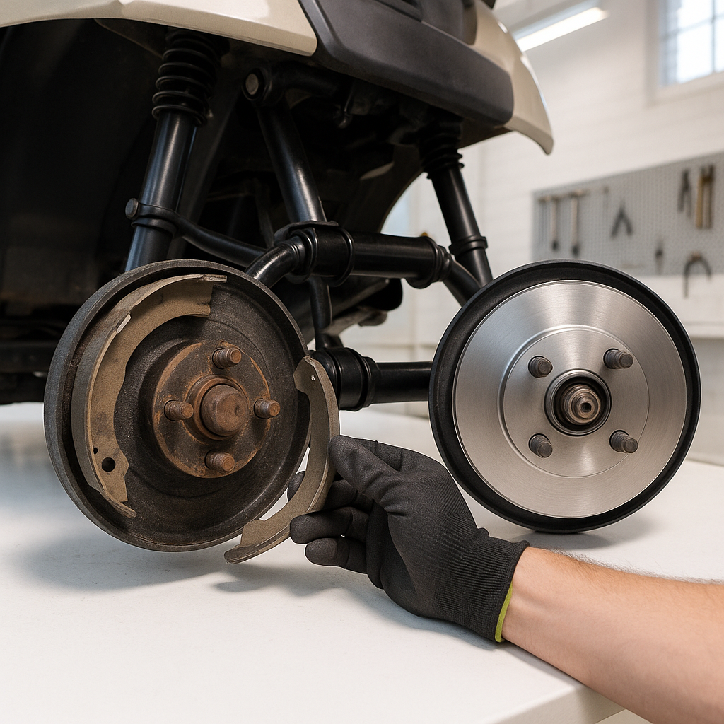 Golf Cart Pulls to One Side When Braking: How to Diagnose