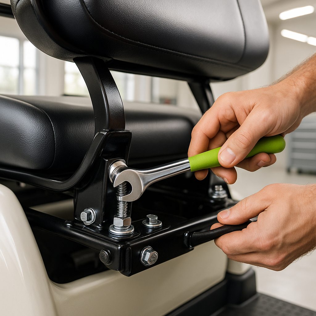 Golf Cart Seat Wobbles, Squeaks, or Feels Loose: Fix It
