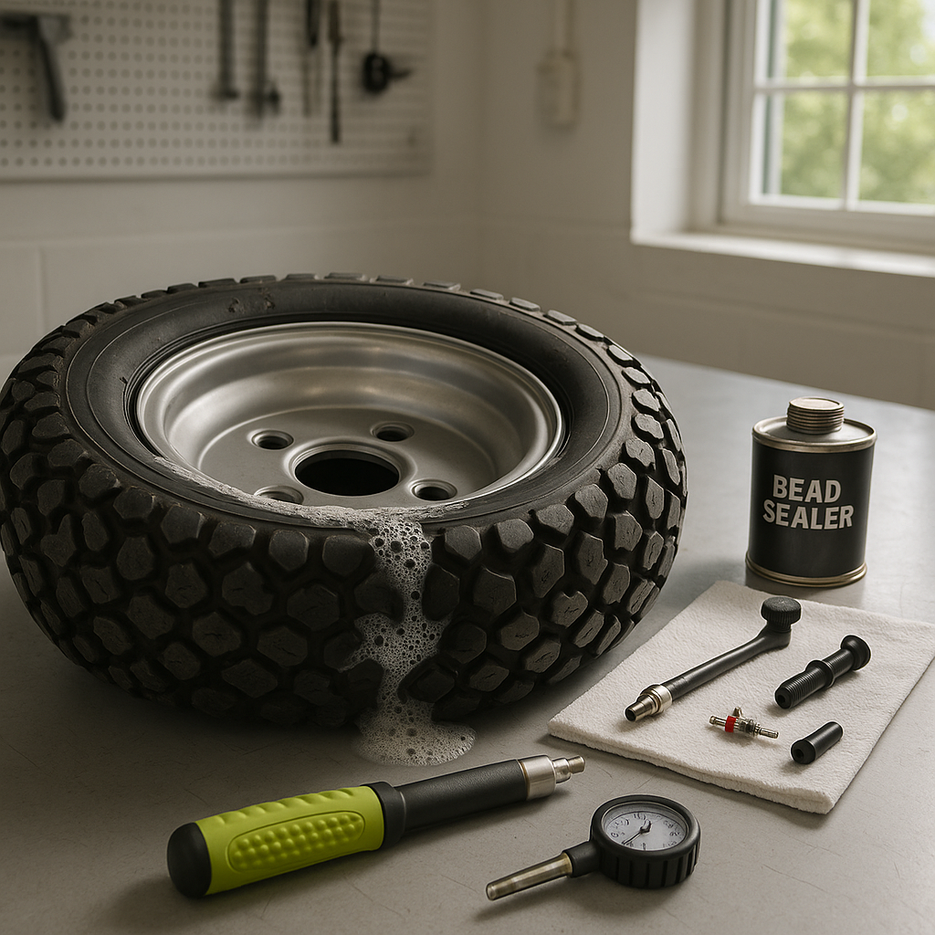 Golf Cart Tire Won't Hold Air or Keeps Going Flat: Fix It