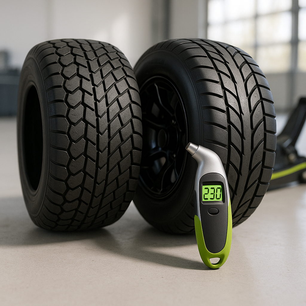 How to Check Tire Pressure and Rotate Tires on a Golf Cart