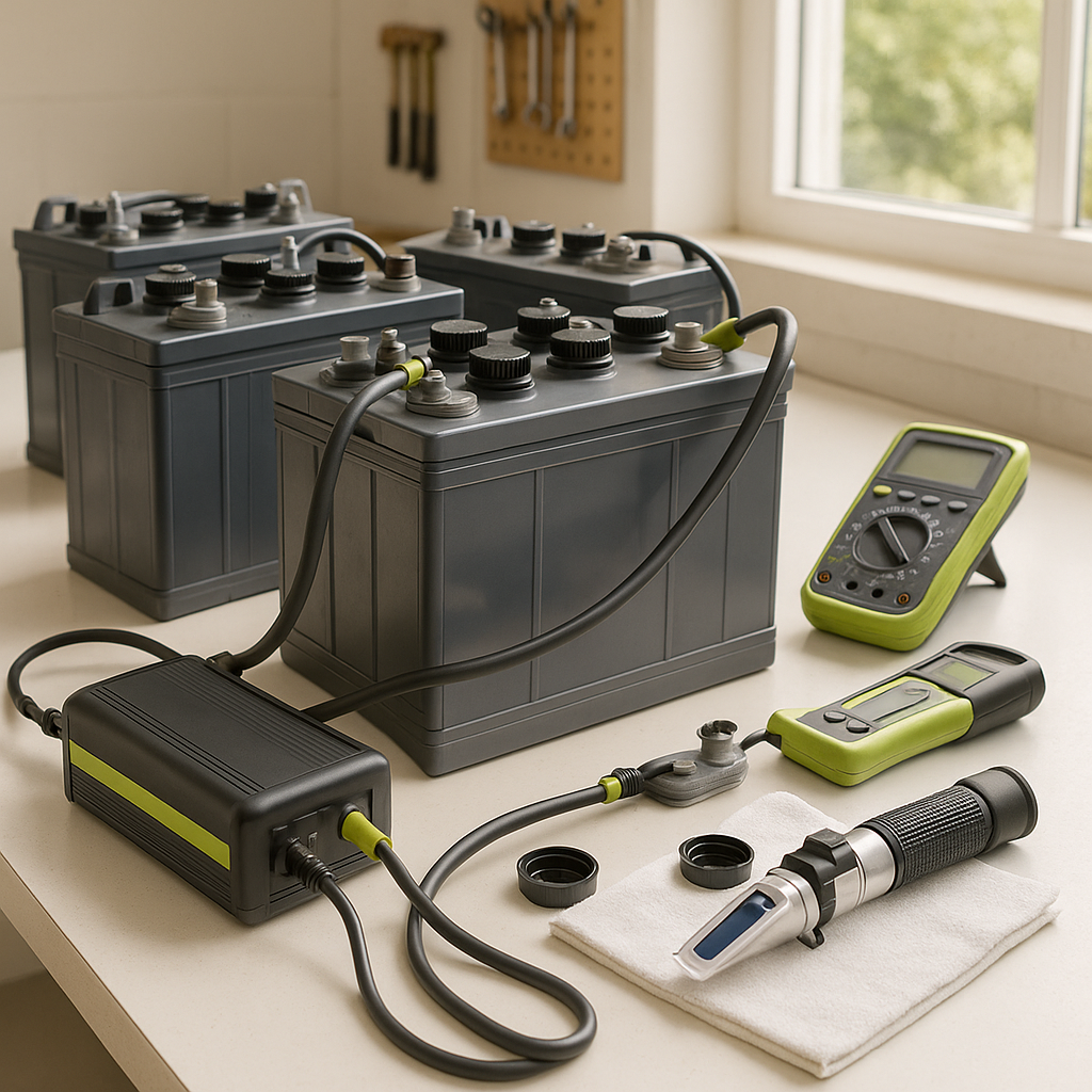 How to Deep Cycle Your Golf Cart Batteries (Equalization Guide)