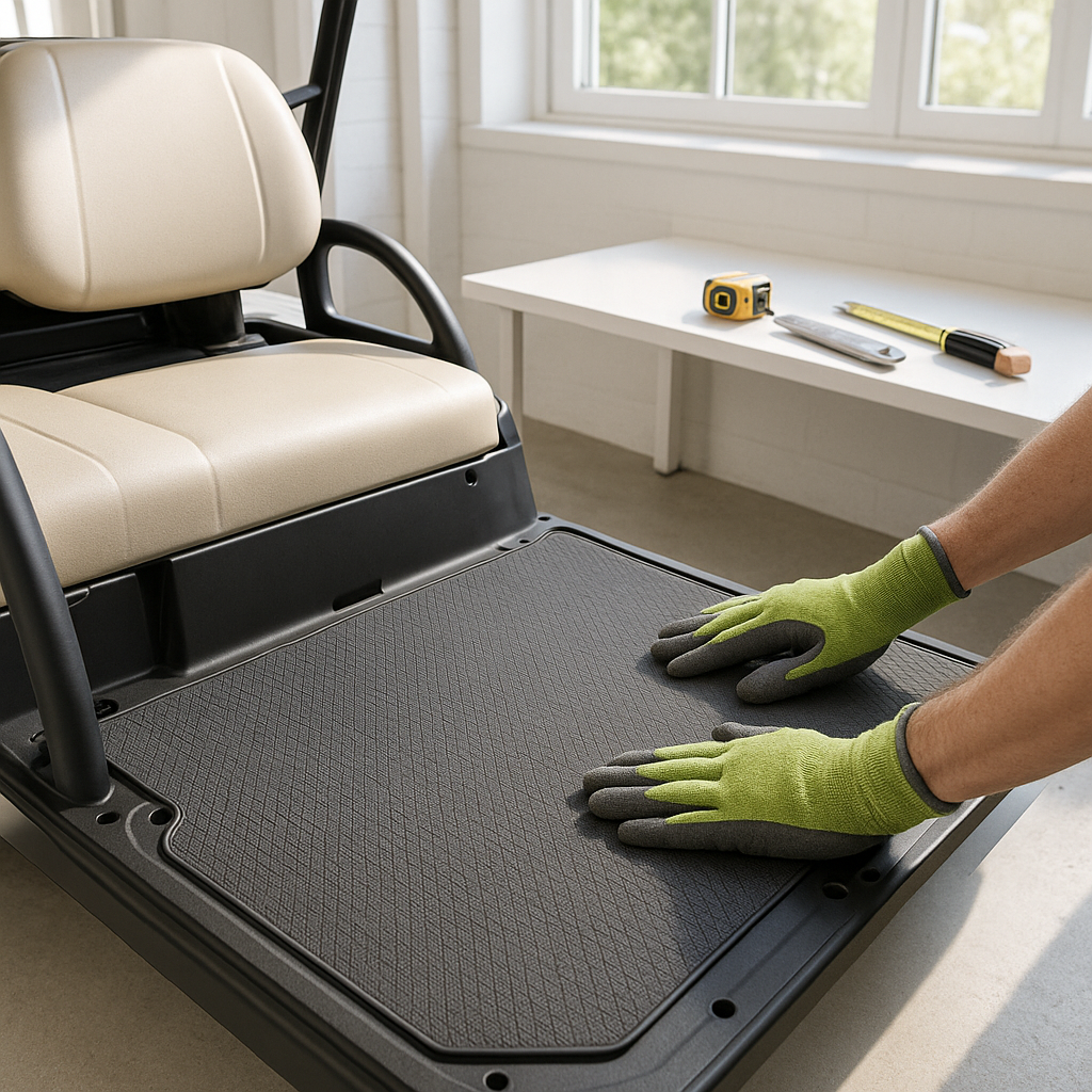 How to Install a Golf Cart Floor Mat or Carpet (Step-by-Step)