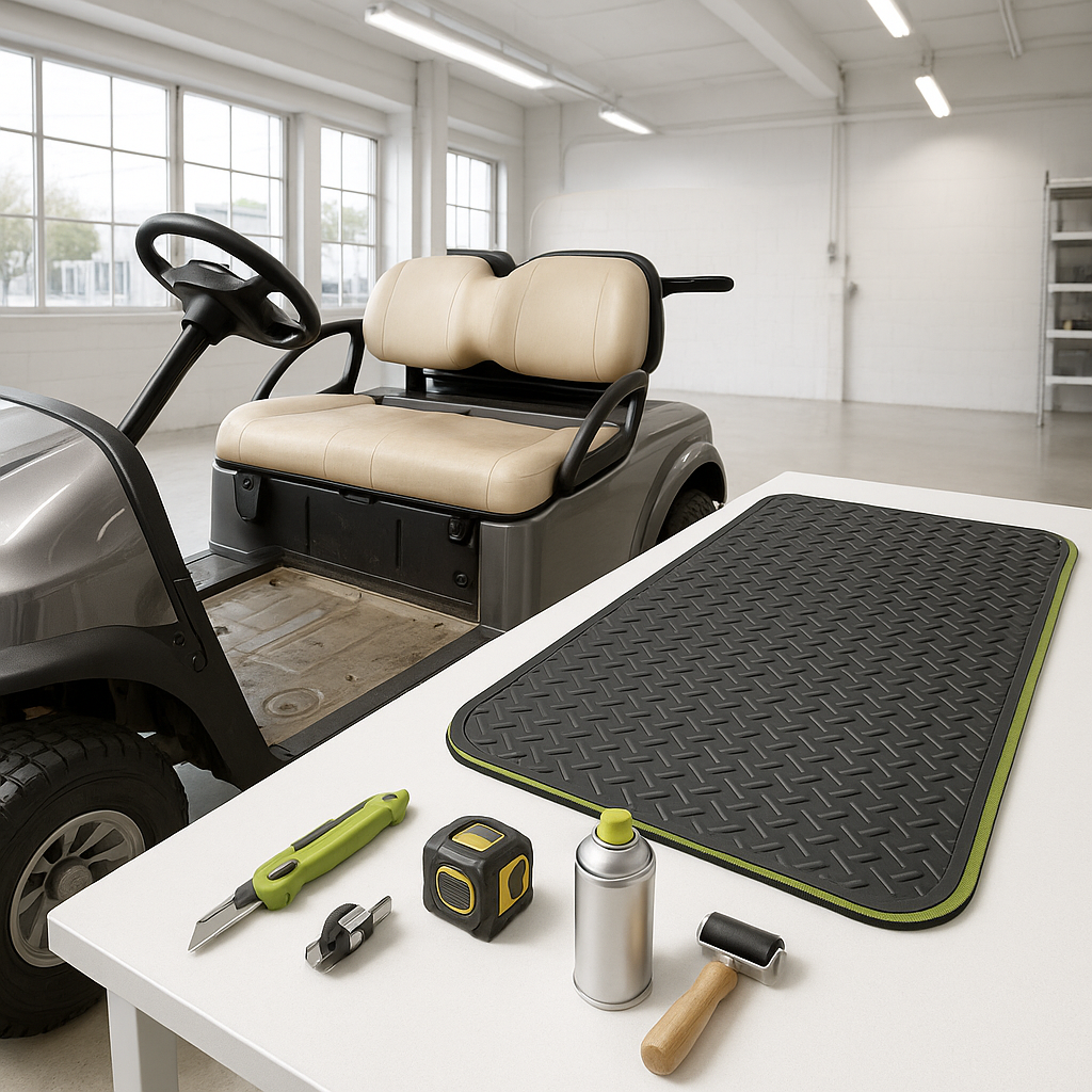 How to Install a Golf Cart Floor Mat or Carpet (Step-by-Step)