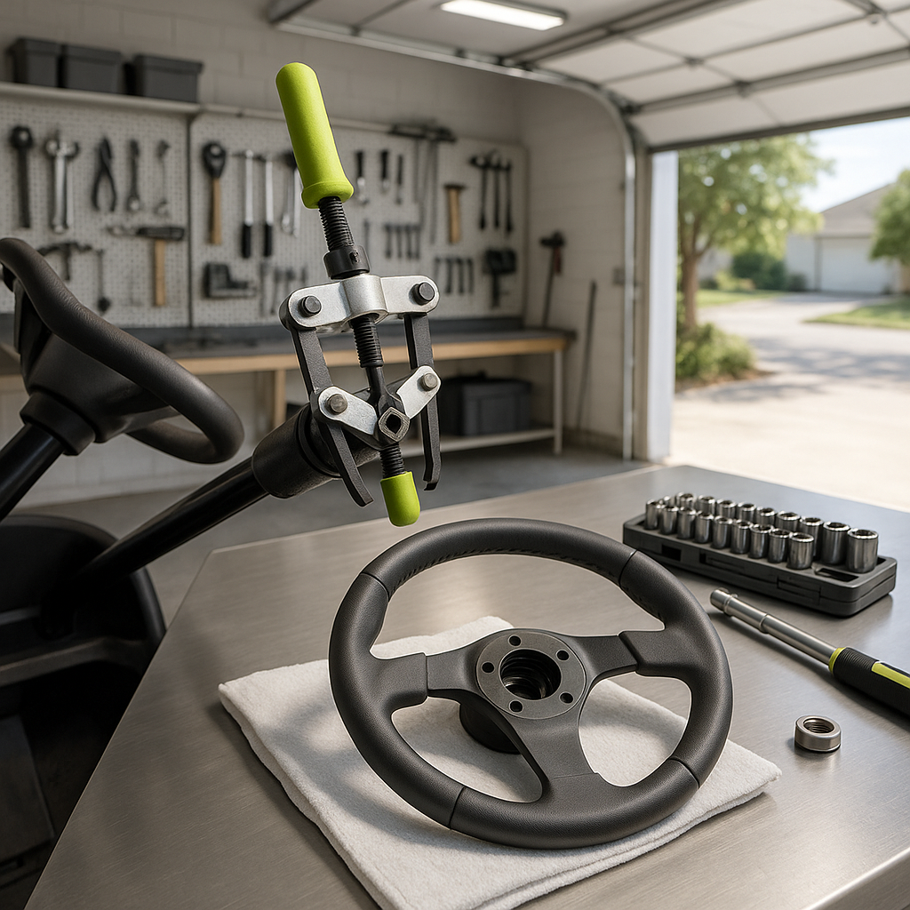 How to Replace a Golf Cart Steering Wheel (Step-by-Step)