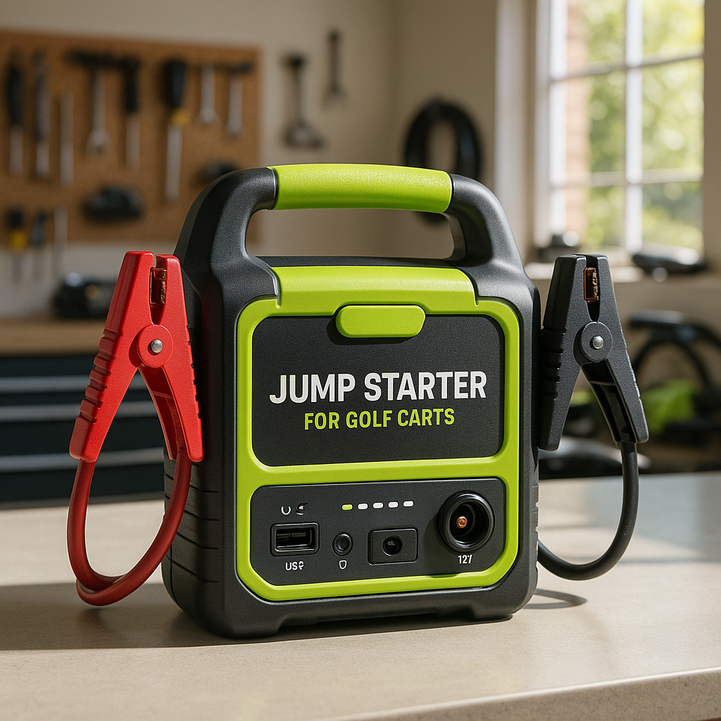 How to Use a Portable Jump Starter for Your Golf Cart